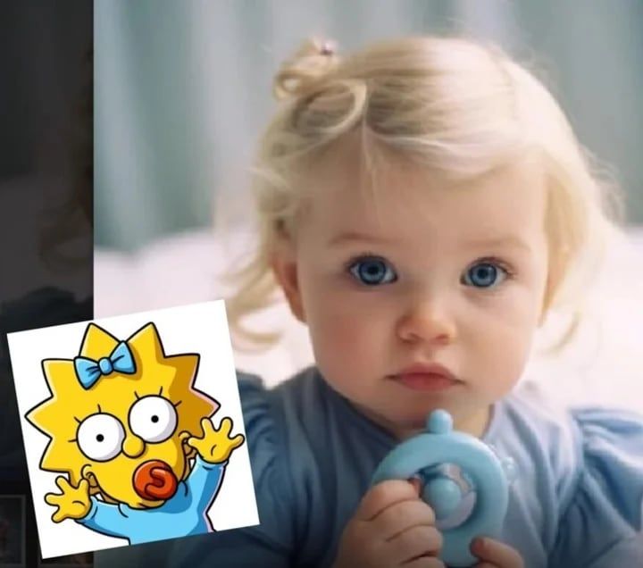 La inteligencia artificial recreó a los personajes de la serie.