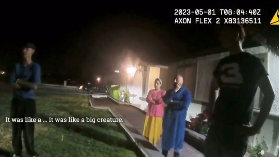 Cuando la policía llegó a la residencia que pedía auxilio, encontró a una familia sumamente asustada y desconcertada. Gentileza: El Heraldo.