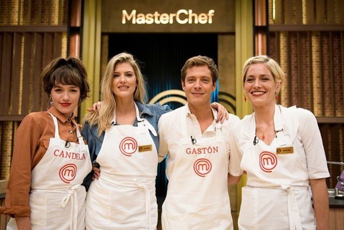 Cande Vetrano, Mery del Cerro, Gastón Dalmau y Rochi Igarzábal se reencontraron en "MasterChef"