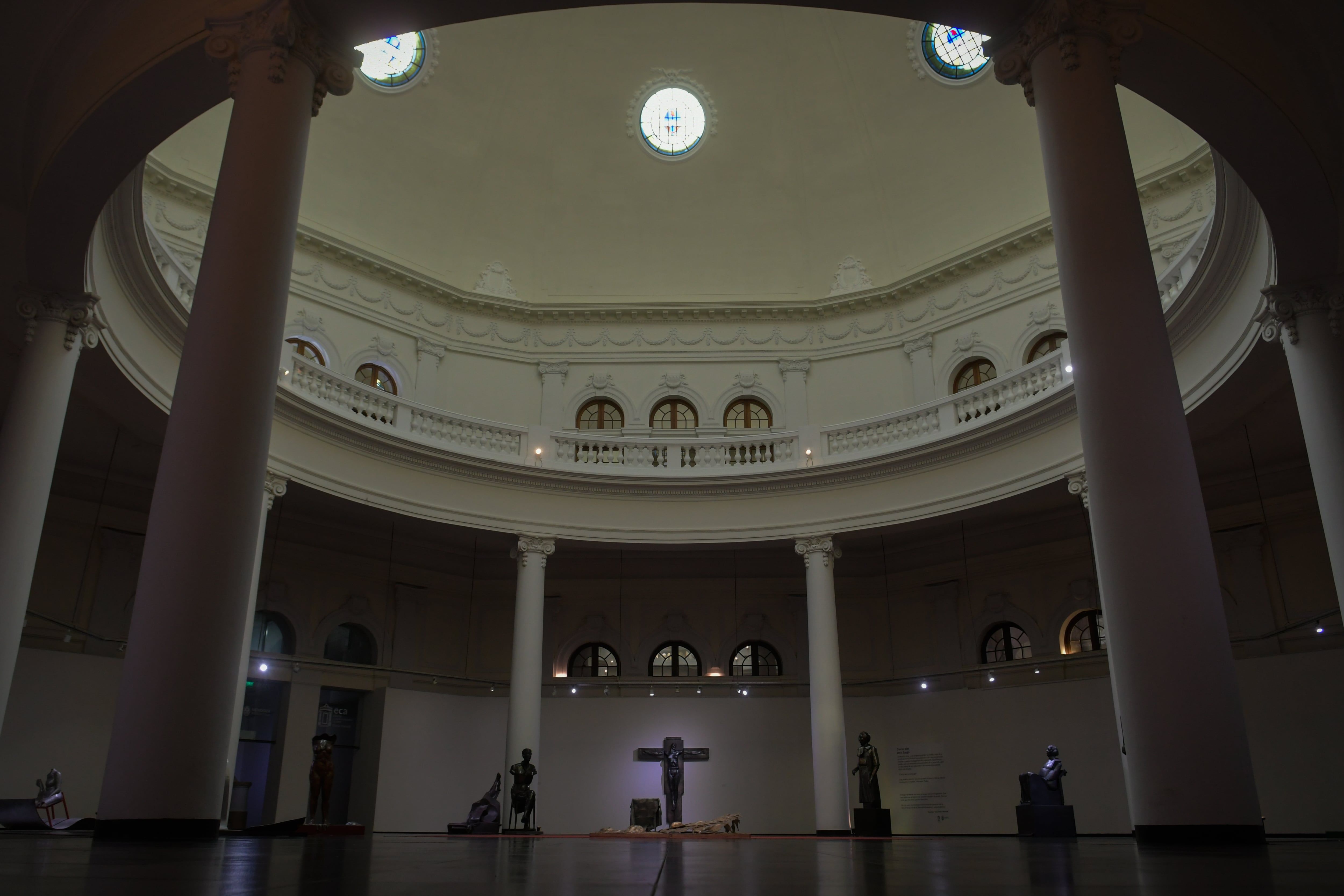 El Espacio Contemporáneo de Arte por dentro. 
Foto: Orlando Pelichotti / Los Andes
