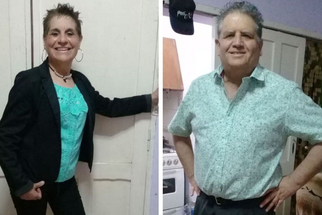 Alicia Galetto y se ex pareja, Daniel Rocamora.