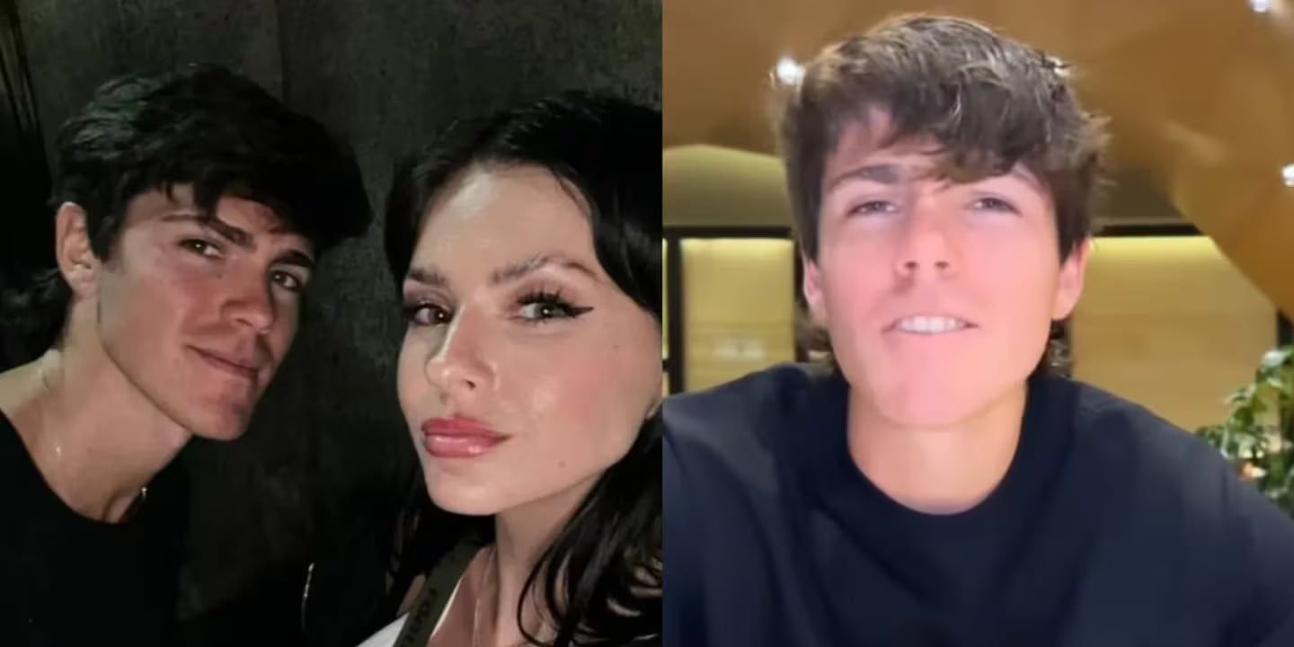 La actriz se tomó una foto en México con Marcos Ginocchio.