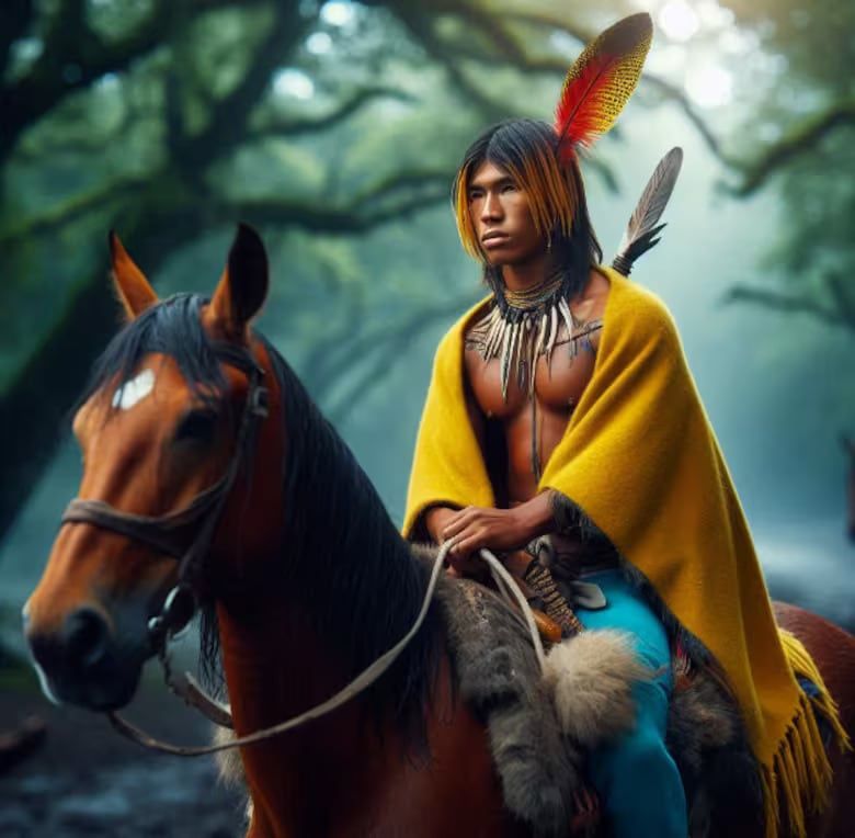 Así se vería Patoruzú si fuera creado como humano por la IA.