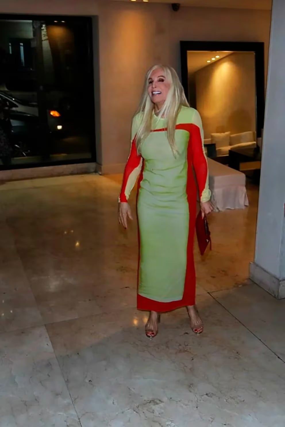 Susana Giménez cayó de sorpresa al cumple de Mirtha Legrand (RS Fotos)