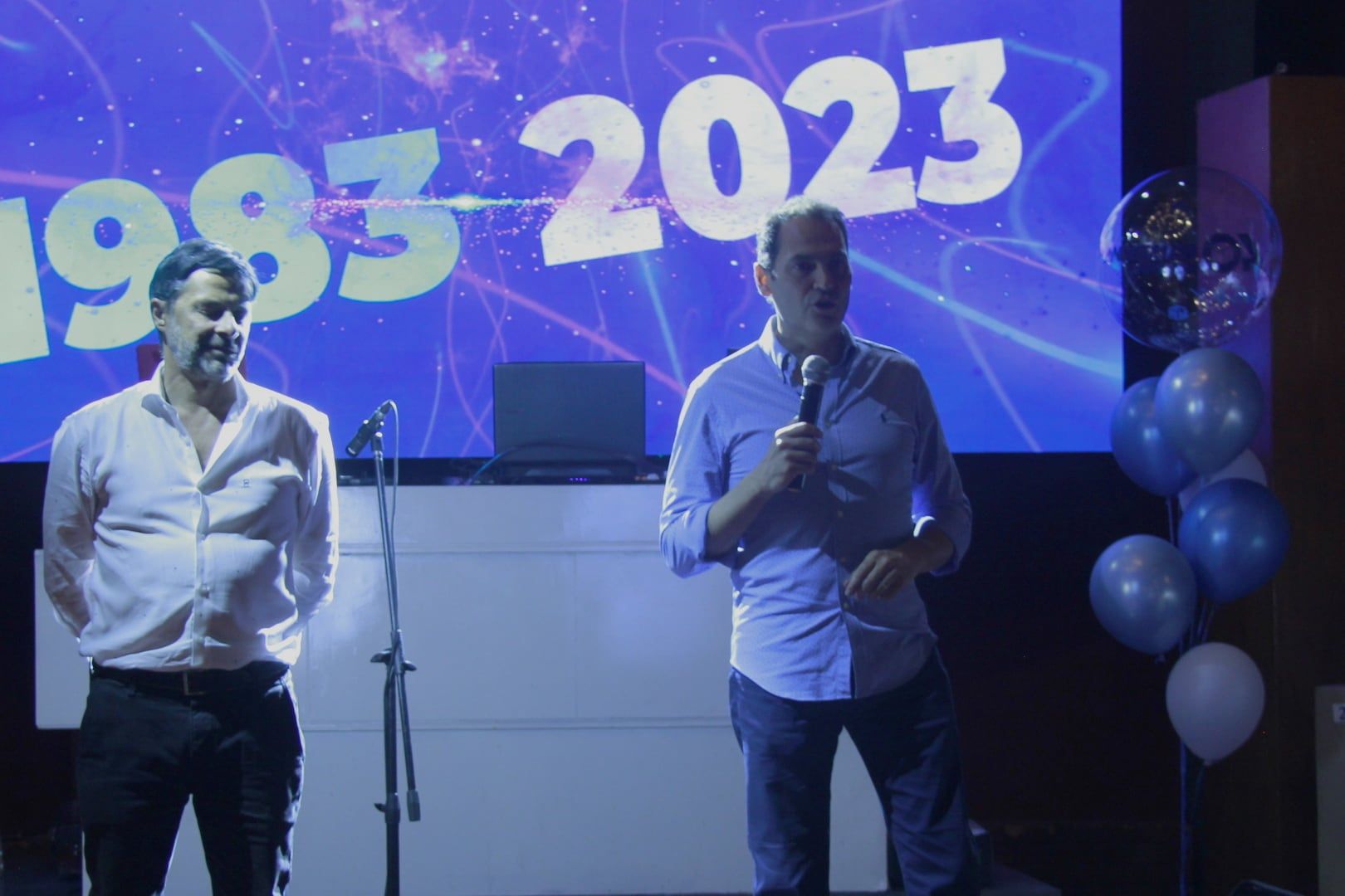 Hernán Lahún y Mauricio Badaloni.