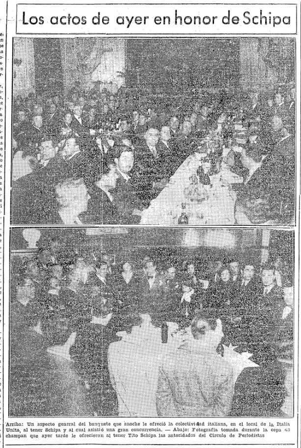 En su breve estadía, fue el protagonista de numerosos festejos en su honor.