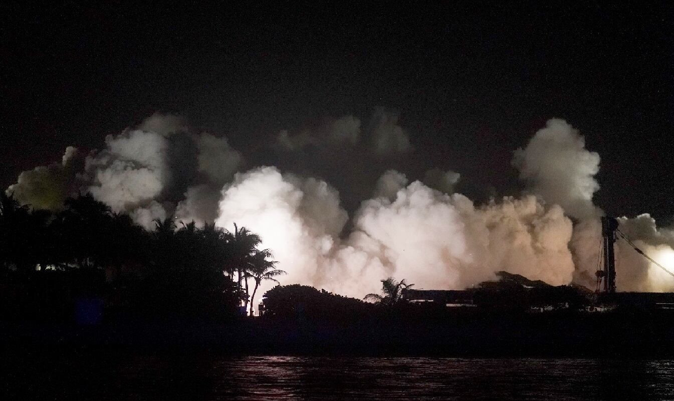 Demolieron lo que quedaba del Champlain Towers en Miami -