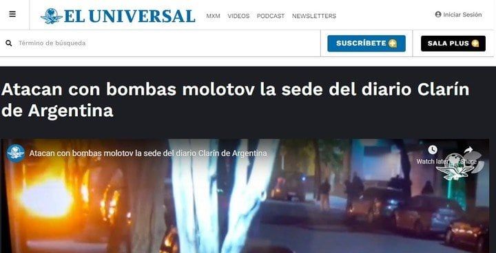repudio de medios del mundo