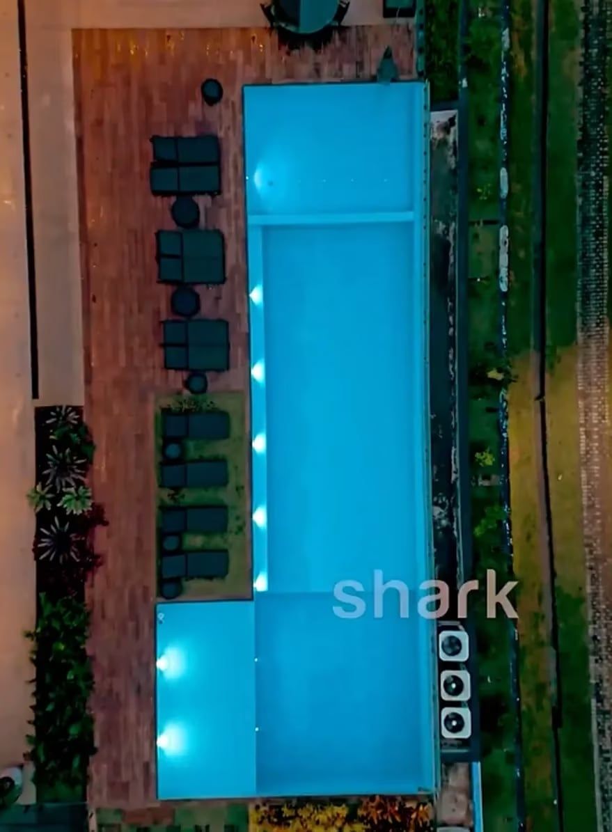 Vista aérea de la casa de Neymar