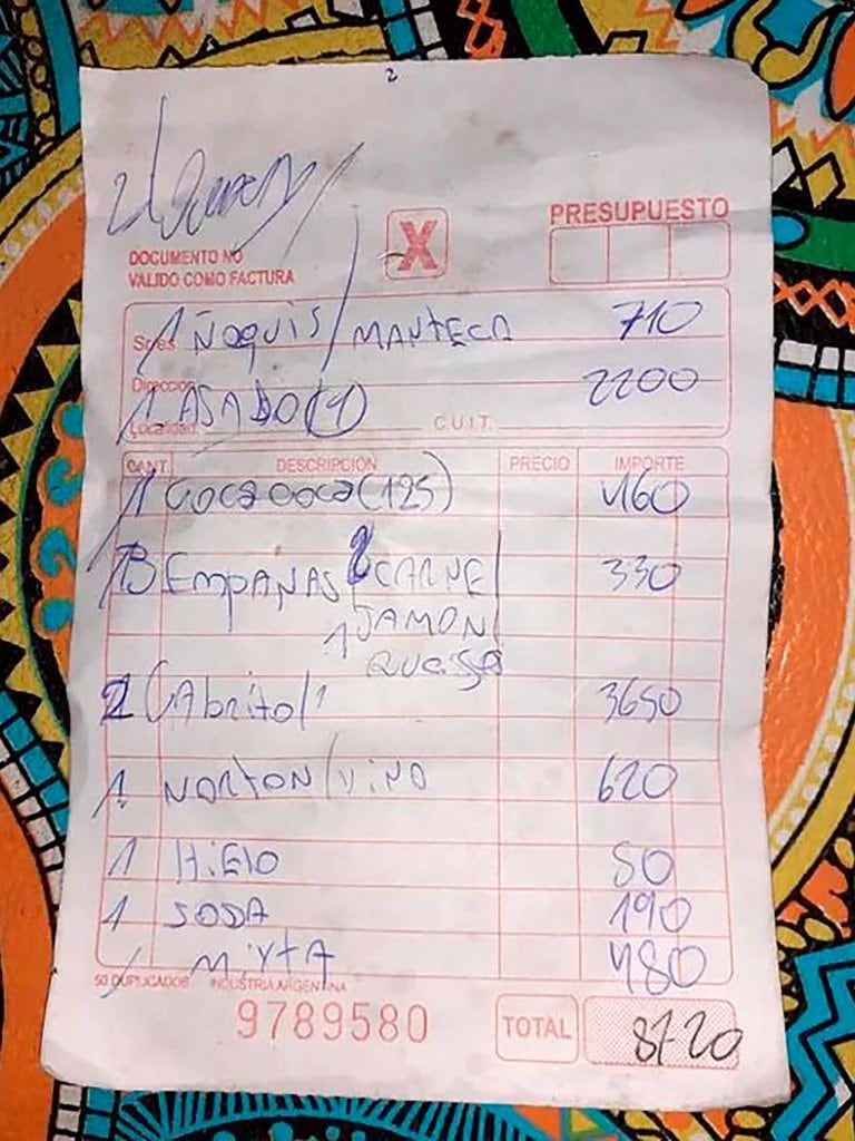 La familia porteña pagó casi $9 mil por una parrillada