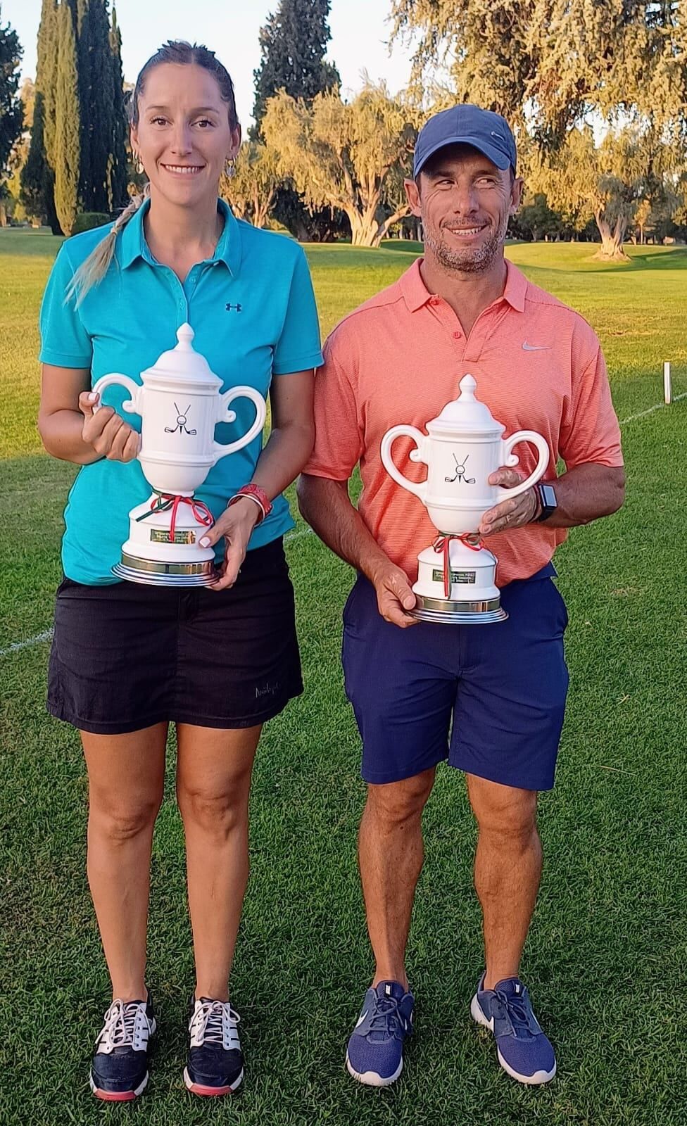 Rosario Dalera y Federico Benenati, campeones mendocinos 2023. / Lito Romero