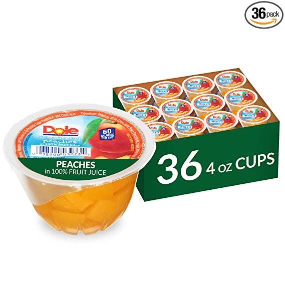 En Estados Unidos, por ejemplo, se presentan envases individuales de durazno que muestran la fruta, en vez de la clásica hojalata.