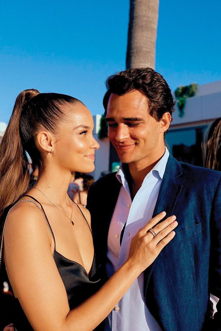 La pareja en el evento de Bvlgari