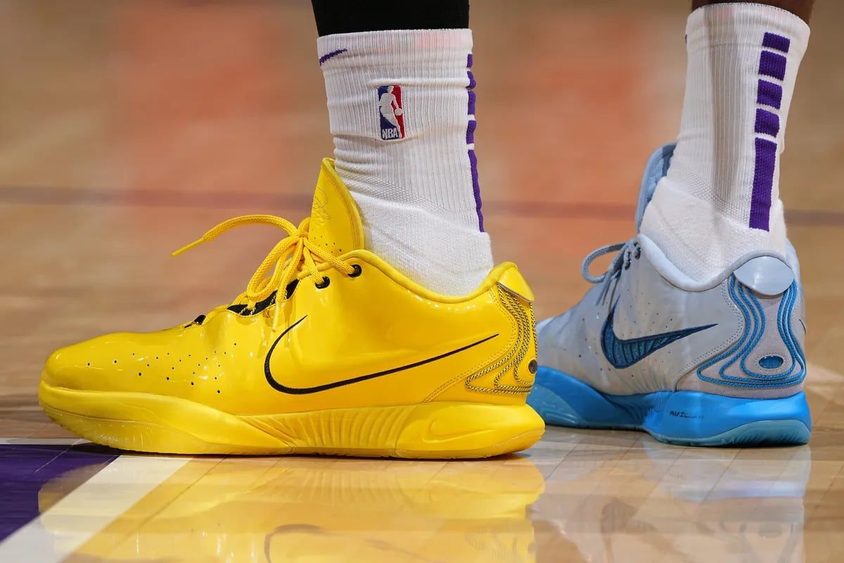 La "Scaloneta" fue a ver a Los Angeles Lakers y Lebron destacó.