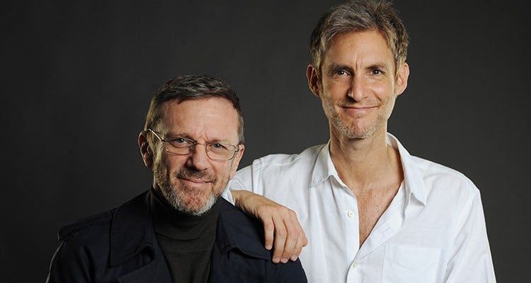 Federico D'Elia (Mario Santos) y Damián Szifron, el quinto simulador. / gentileza