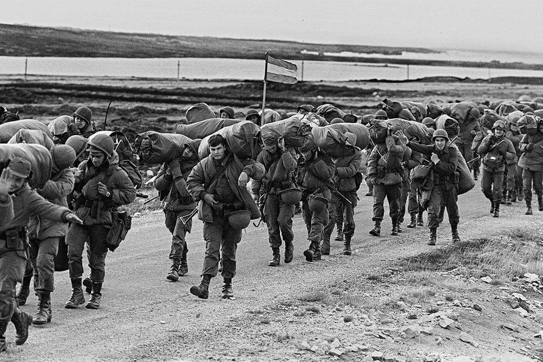 Guerra de Malvinas.