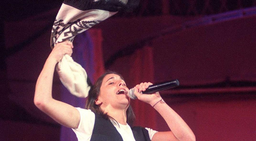 La participación de Soledad Pastorutti en Cosquín 1996 fue clave para su despegue artístico y revolucionar el folclore (foto: archivo La Voz)