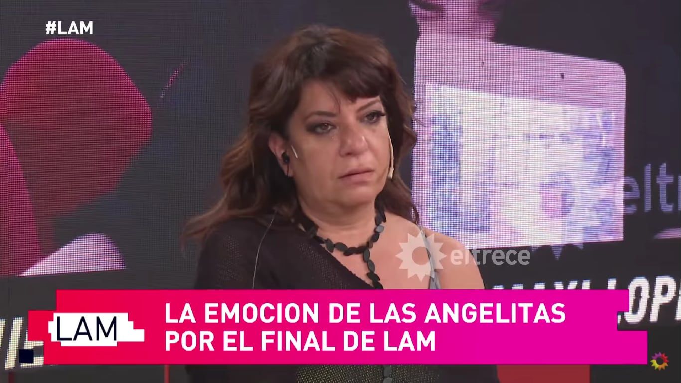 La panelista se mostró emotiva y aceptó las disculpas de su compañera en medio de las despedidas de LAM.
