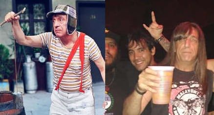 El doble "metalero" del Chavo del 8