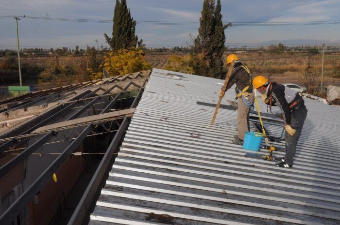 Arreglo de escuelas en Mendoza. Prensa Gobierno de Mendoza