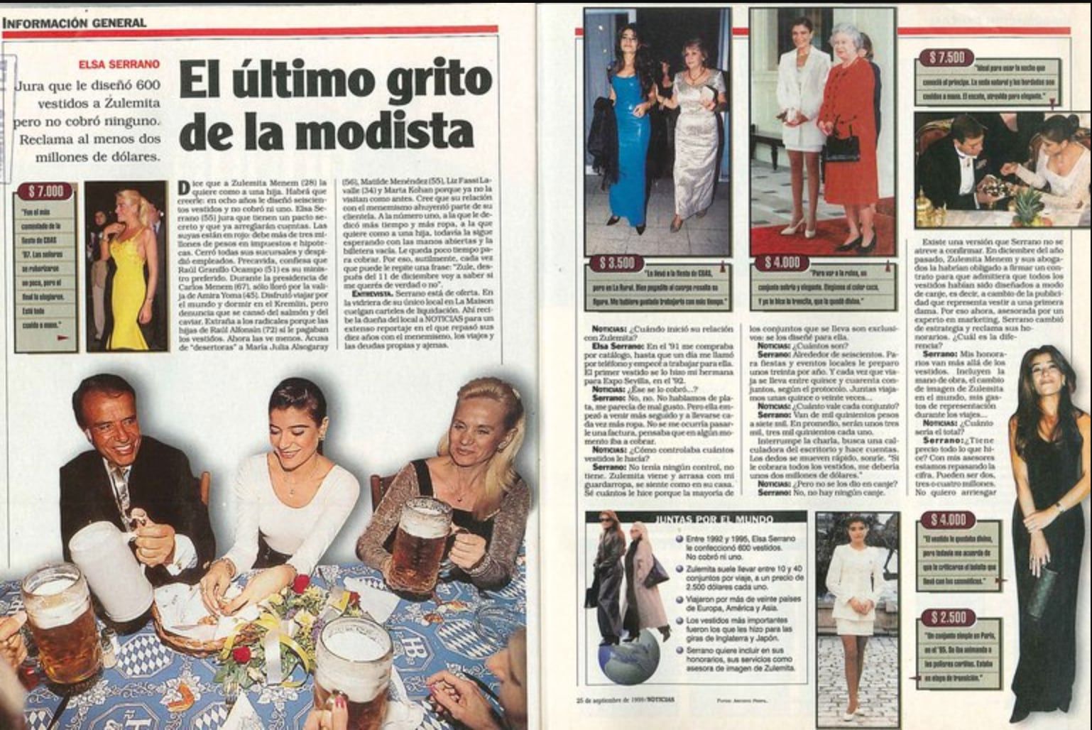 Elsa estuvo en cada escándalo de los Menem
