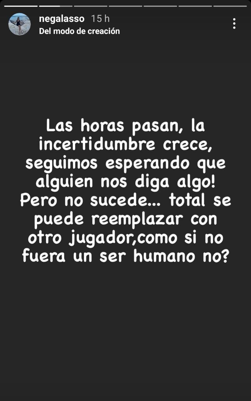 Nerina Galasso criticó a la dirigencia de Boca.