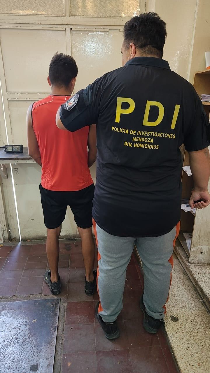 Cristian Marcelo Pomar Moraga, detenido por el asesinato de asesinato de Isaías Benjamín Rivas, de 10 años. Gentileza Ministerio de Seguridad.