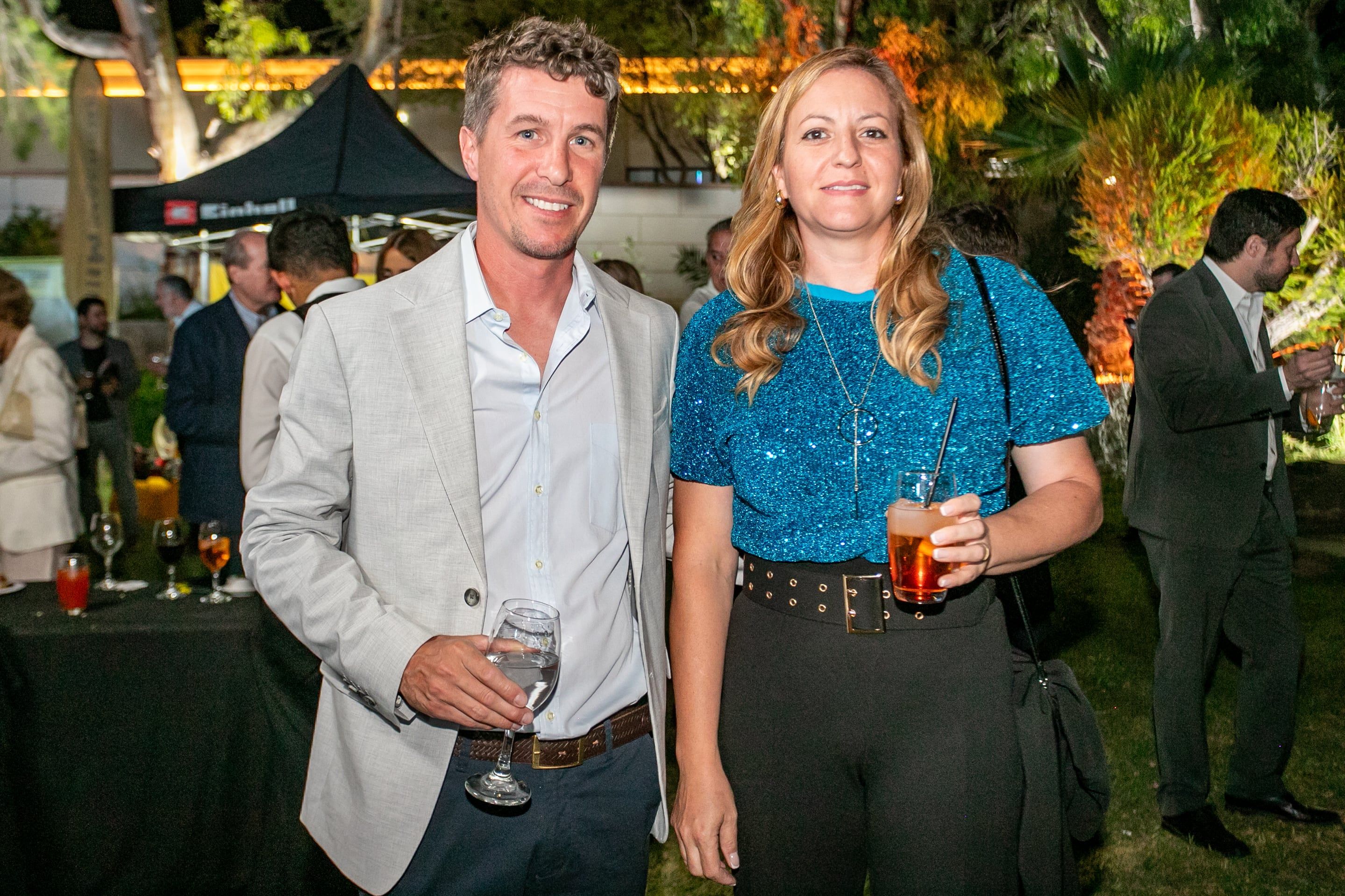 Sebastián Blanco y Carolina Barroso.