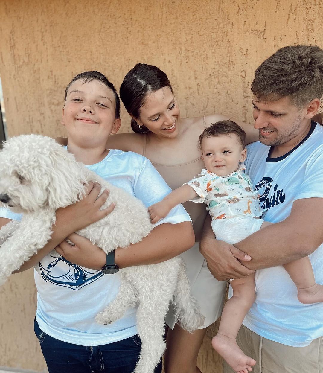Thiago, el hijo de Nazarena Vélez y Fabián Rodríguez. Gentileza Instagram.