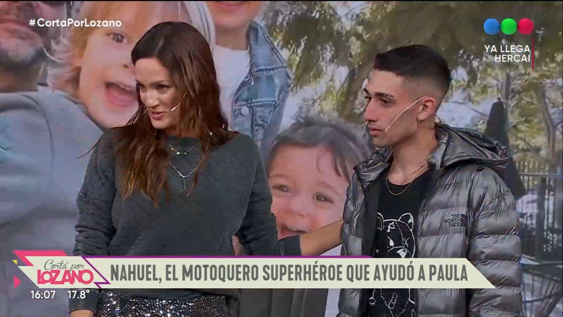 Paula Chaves encontró al “motoquero” que la ayudó en la convulsión de su hija.