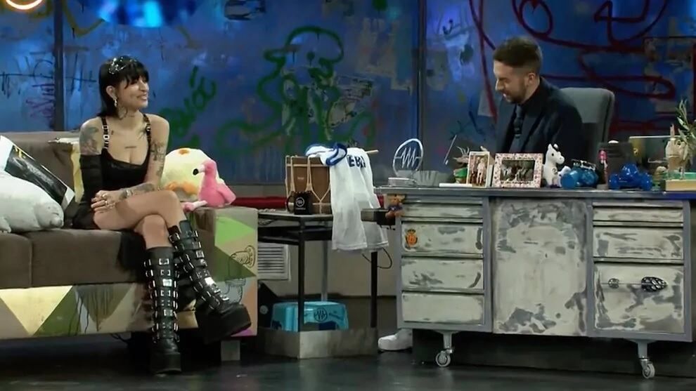 Cazzu en La Resistencia, programa de España.