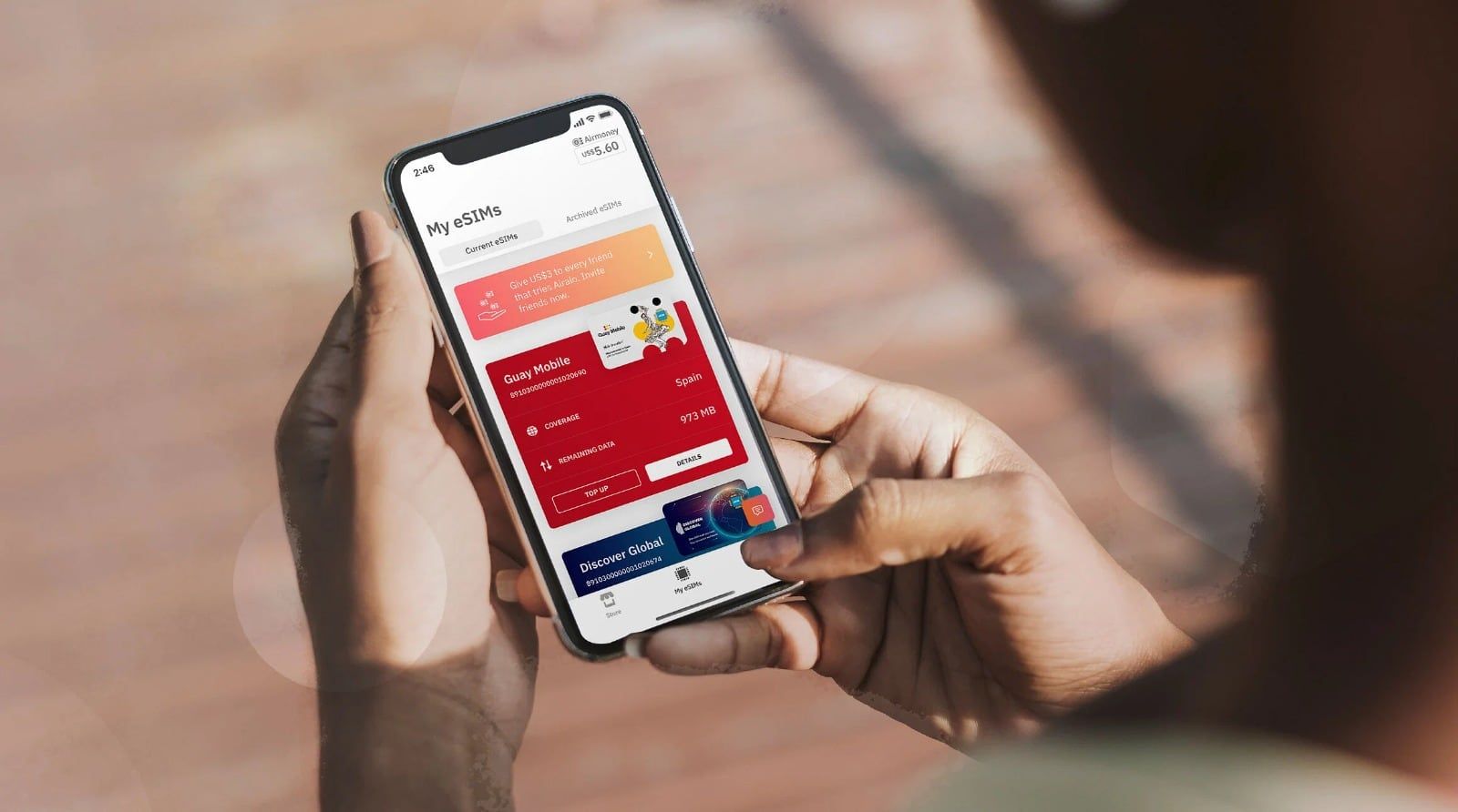 Airalo es la primera tienda de eSim.