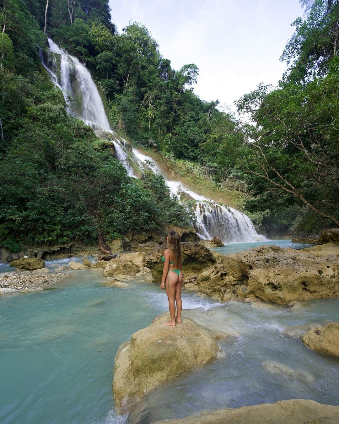 Caro Calvagni compartió fotos desde Bali, Indonesia