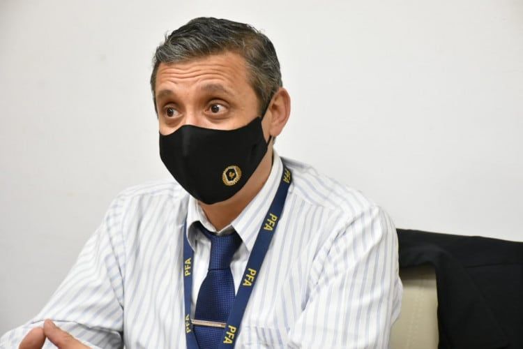 El comisario Dino Rossignoli fue detenido en Godoy Cruz.