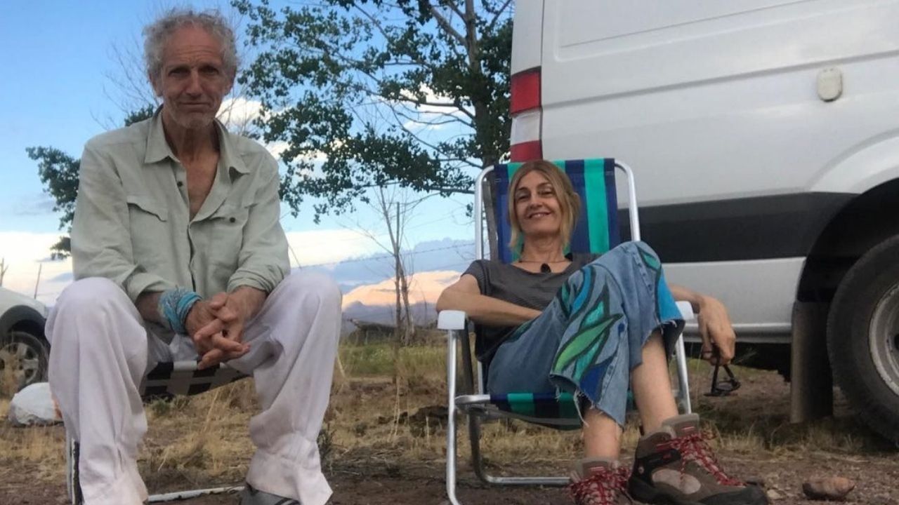 El viaje en motorhome de Boy Olmi y Carola Reyna por Mendoza. Una pareja con energía muy positiva. / Gentileza