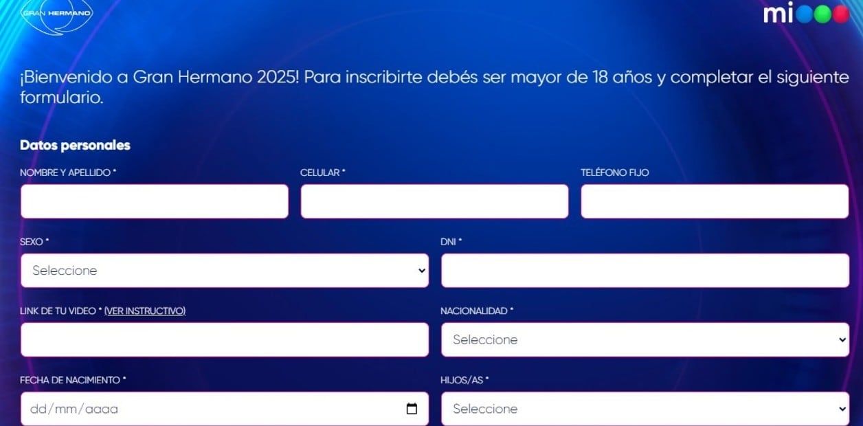 Así se comienza el casting de Gran Hermano 2025.