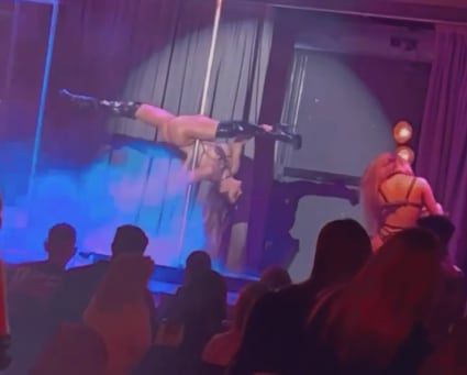 Adabel Guerrero y su baile del caño en Sex.