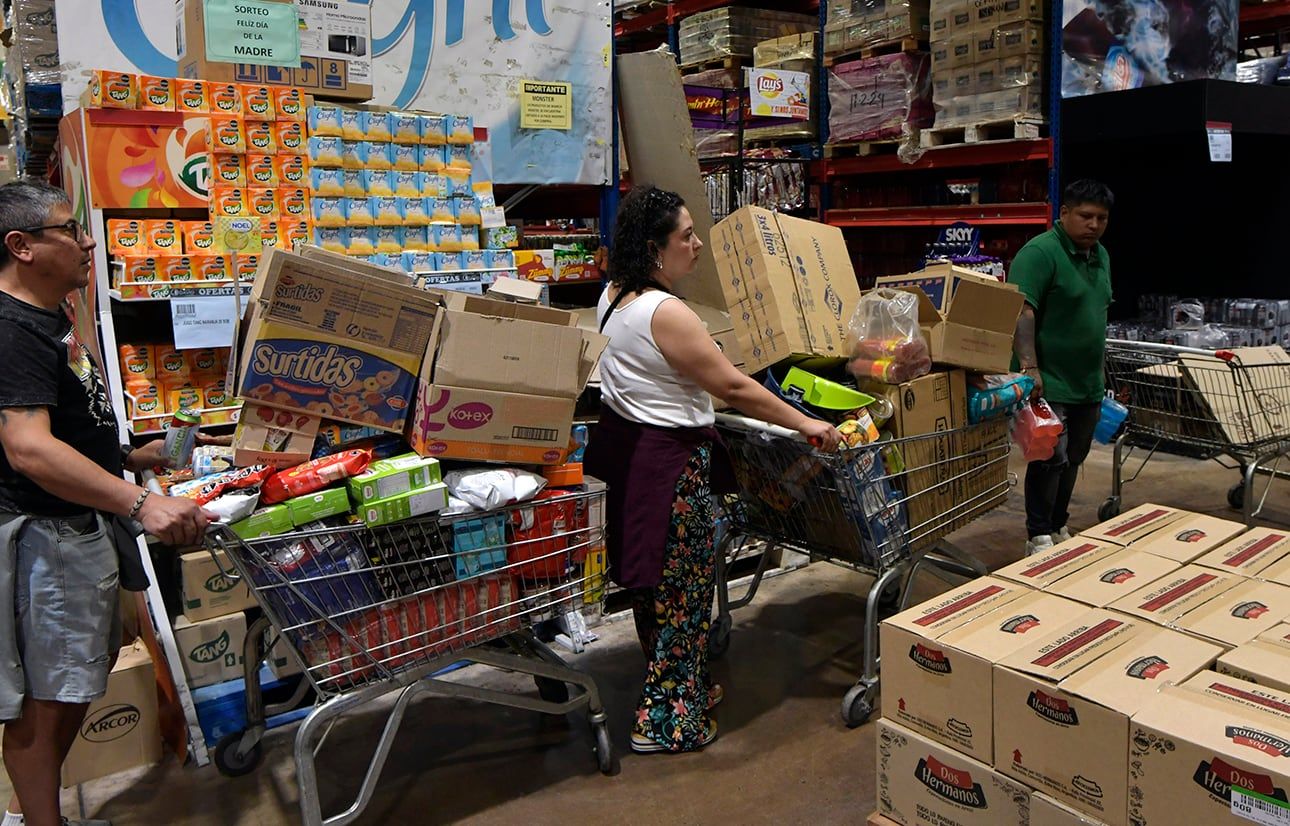 Compras en supermercados y mayoristas
