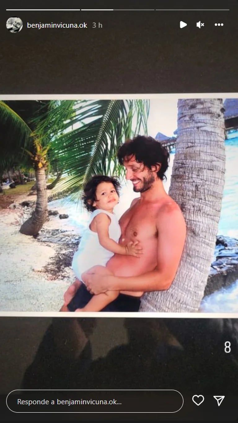La foto inédita del actor con su hija