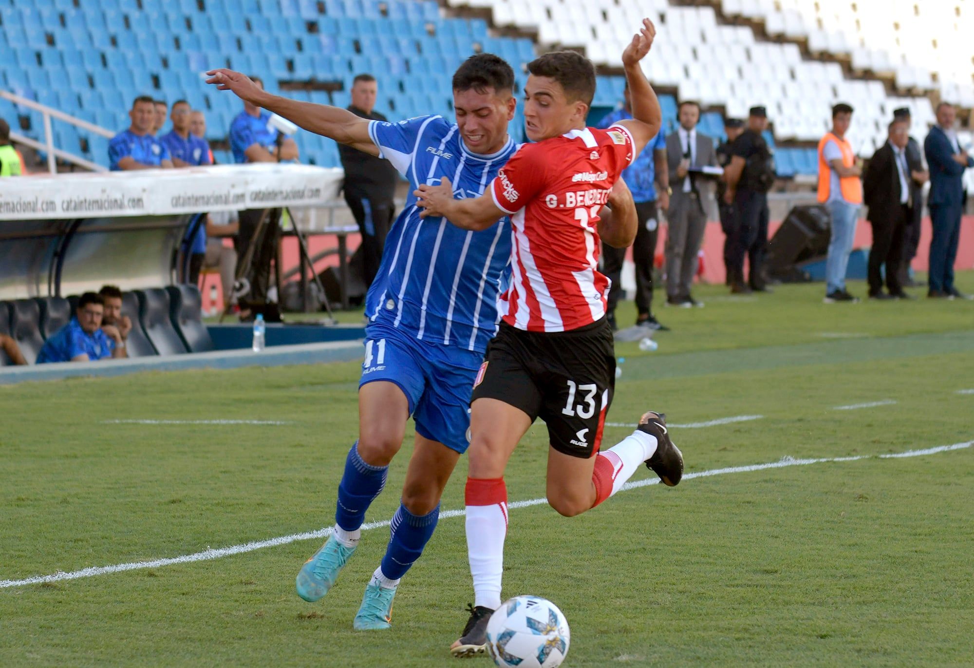 Fútbol AFAEl Club Atlético Godoy Cruz Antonio Tomba, se enfrntó al Clb Atlético Estudiantes de La Plata, en el Estadio Malvinas Argentinas, por la octava fecha del grupo B de la Copa de la Liga Profesional 2024Foto: Orlando Pelichotti