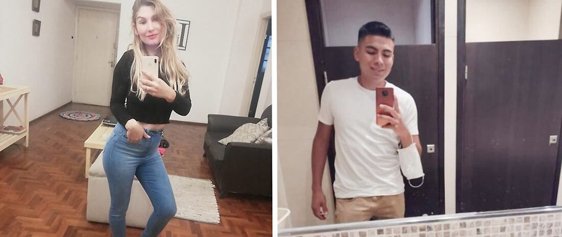 Aldana y su novio, Nahuel Paniagua.