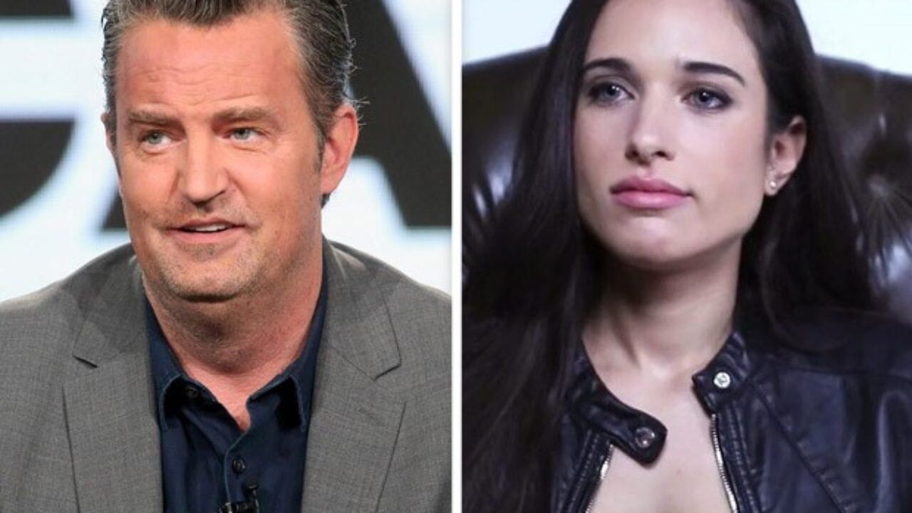 Matthew Perry y Molly Hurwitz.