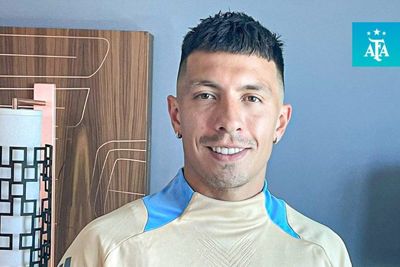 Lisandro Martínez, defensor de la selección argentina (Prensa AFA)