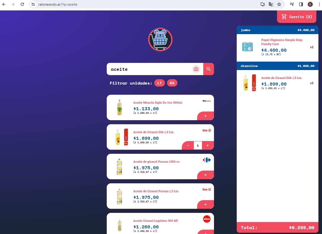 Un joven desarrollador web de Tres de Febrero creó una aplicación que compara los precios de los supermercados y permite así ahorrar dinero - Ratoneando