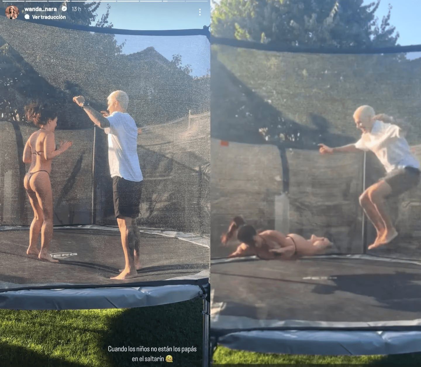 Los famosos se divierten mientras sus herederos no están en casa.