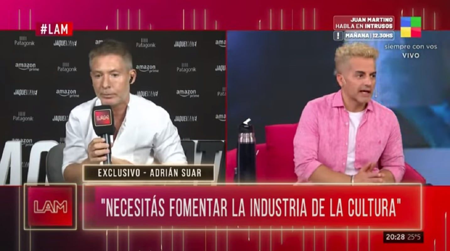 En enero, el actor de "Jaque Mate" ya había criticado la decisión del Ejecutivo de desfinanciar el cine. "Hablar de la cultura en términos solamente económicos, qué da, qué no me da, me parece un atraso total (…) No todo es la plata", dijo aquella vez.