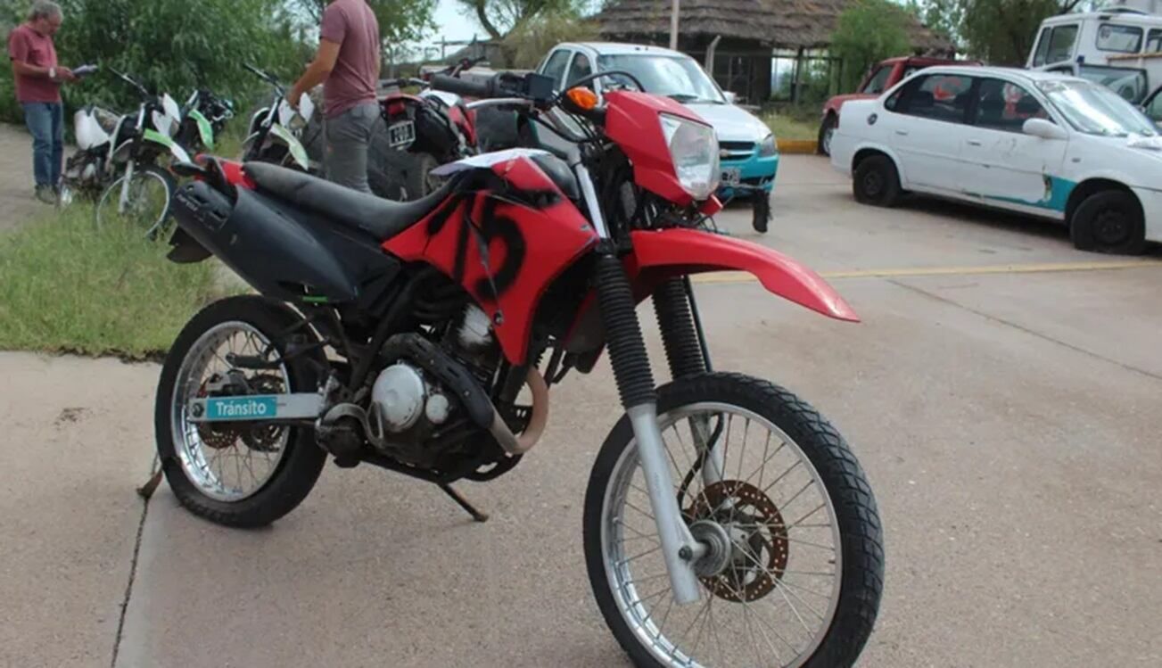 Moto YAMAHA XTZ250. El precio base es de $350 mil. Foto: Superbid
