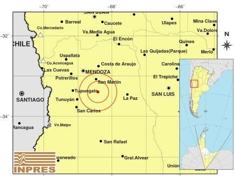 fuerte temblor en Mendoza