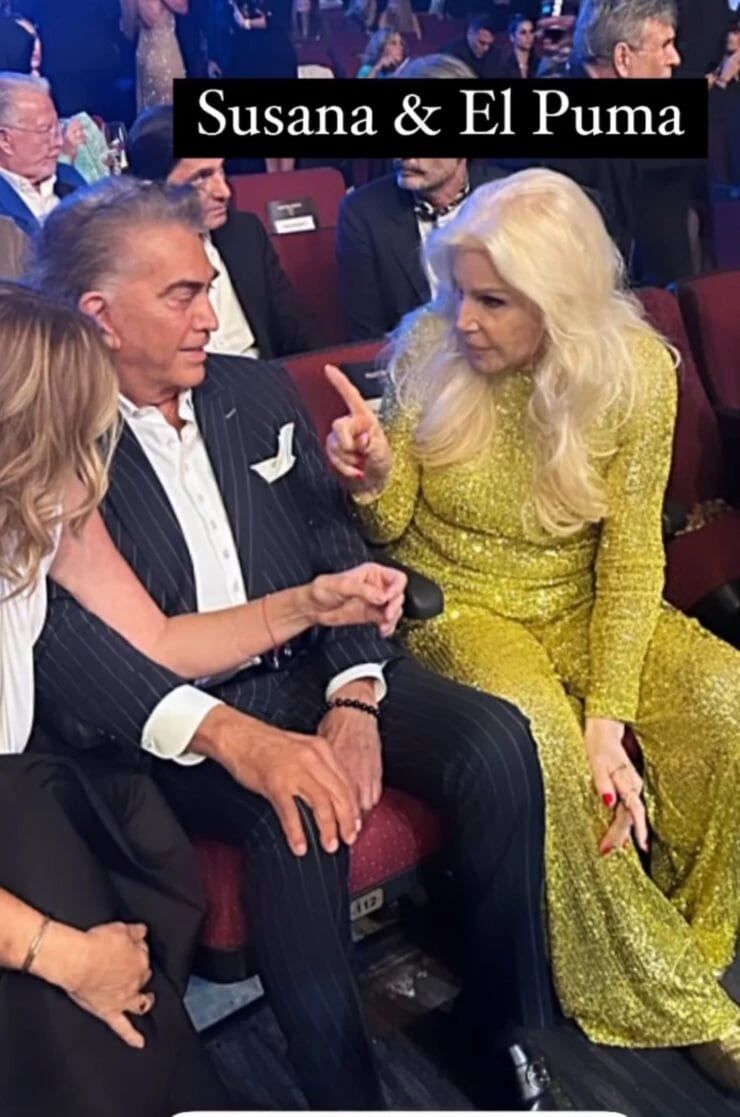 Susana Giménez y el Puma Rodríguez