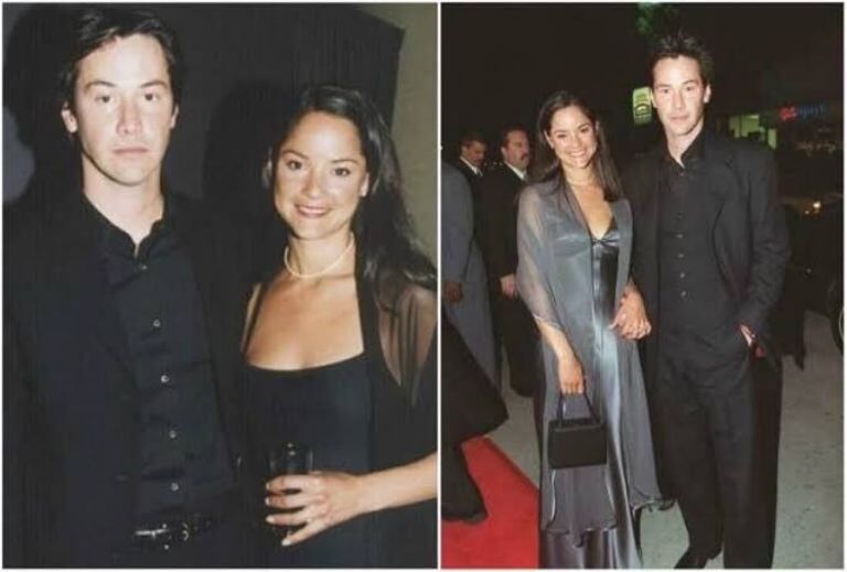 Keanu Reeves junto a su hermana Kim